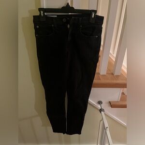 GAP size 6 Regular - True Skinny Mid Rise Black Jeans